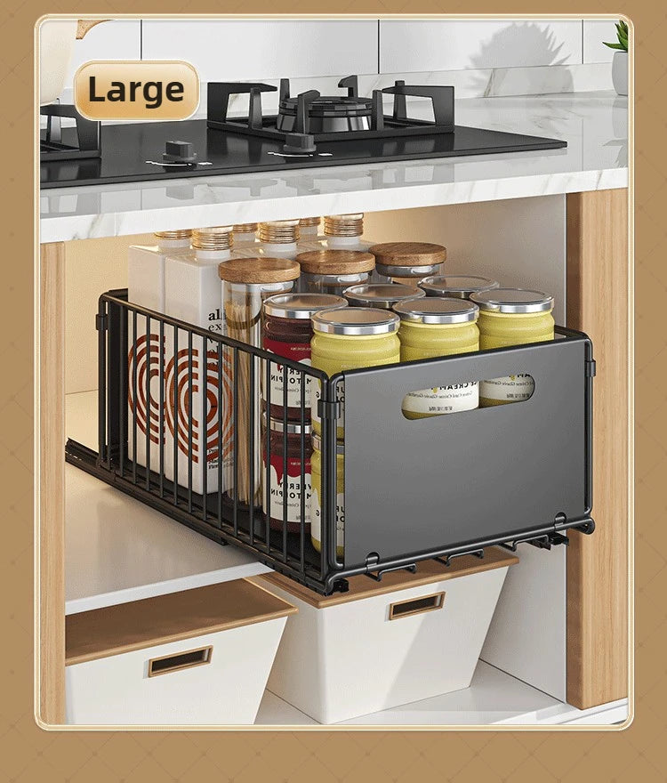 Kitchen & Bathroom Pull-Out Organizer