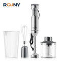 ROUNY 4-in-1 Hand Blender with Whisk & Chopper