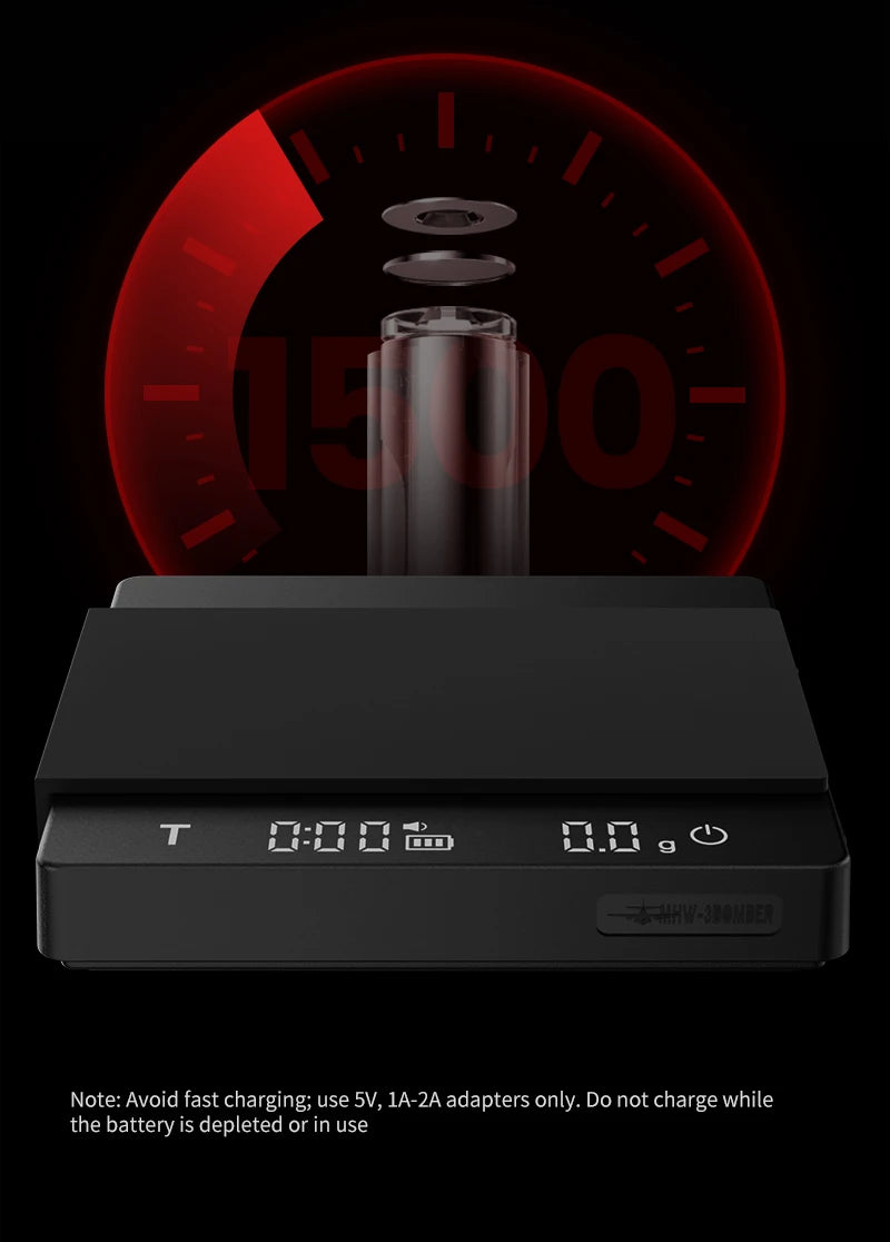 MHW-3BOMBER Digital Coffee Scale 0.1g Precision