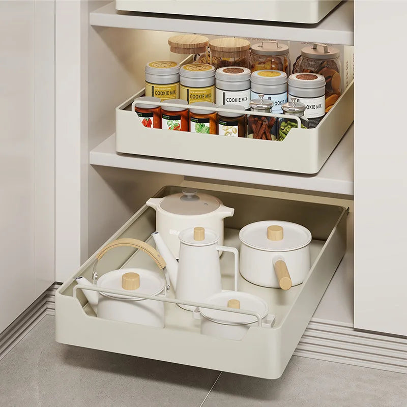 Metal Pull-Out Cabinet Organizer
