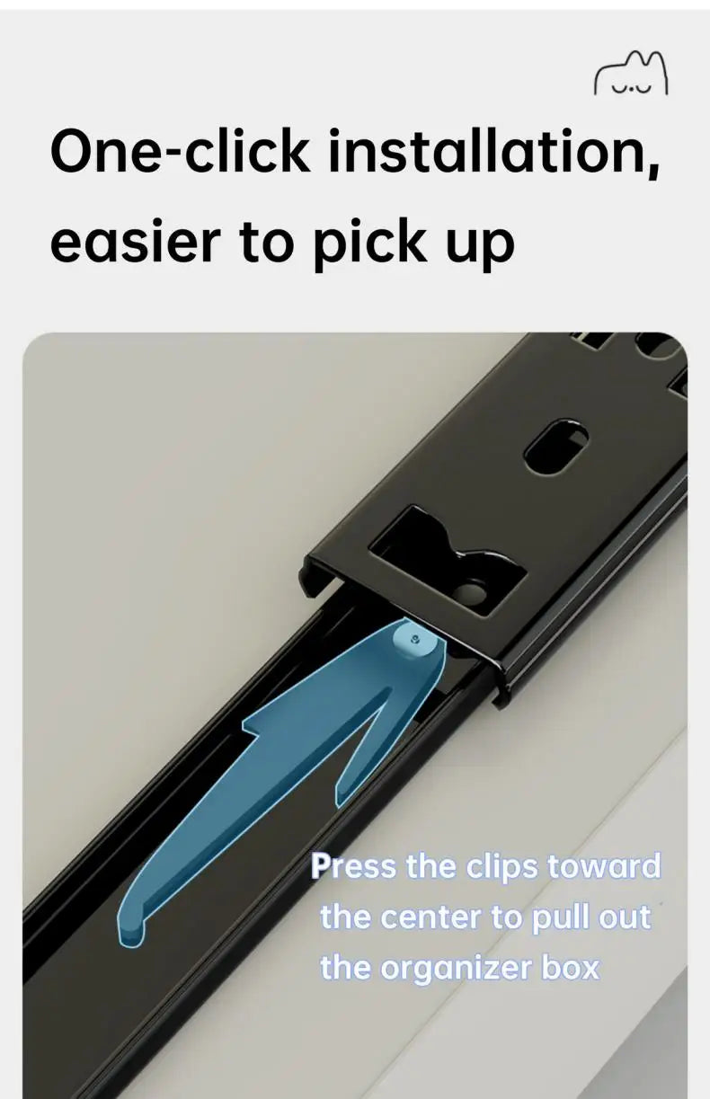 Metal Pull-Out Cabinet Organizer