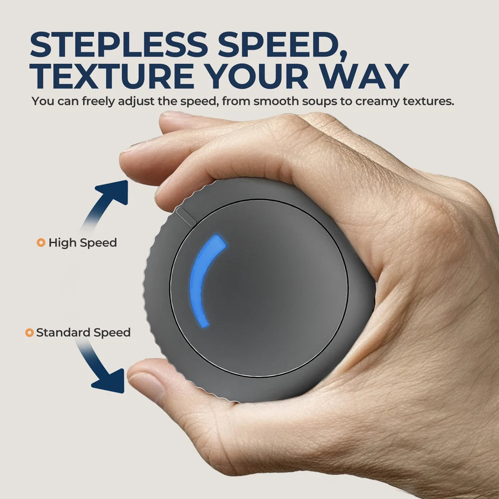 ROUNY 4-in-1 Hand Blender with Whisk & Chopper