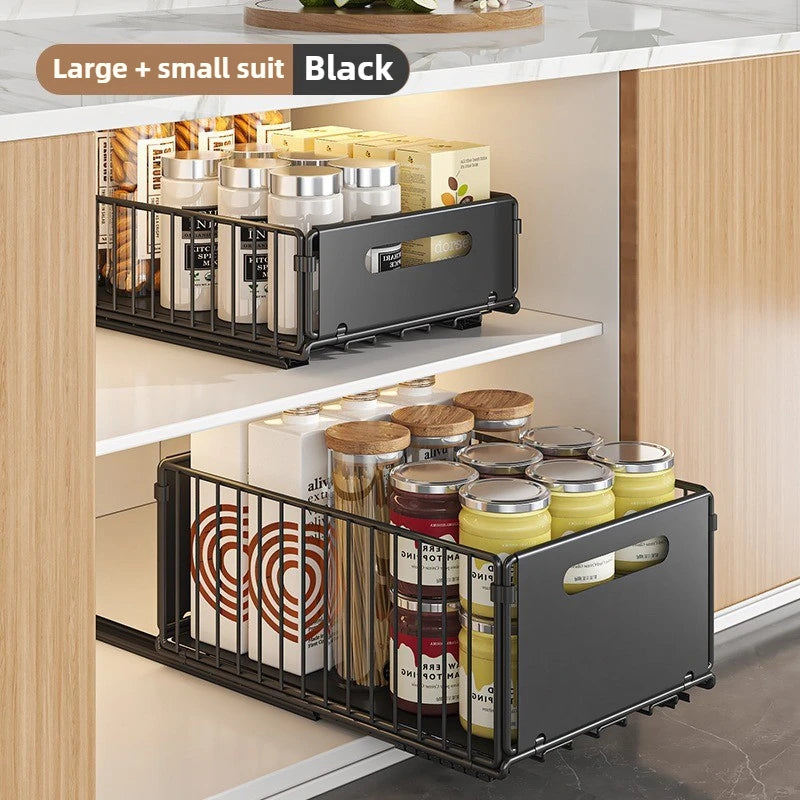 Kitchen & Bathroom Pull-Out Organizer