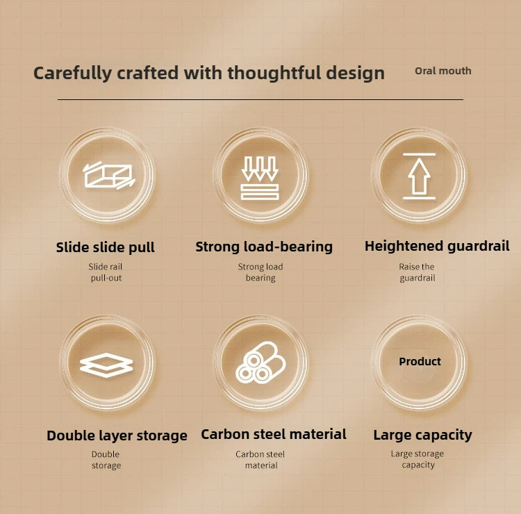 Kitchen & Bathroom Pull-Out Organizer