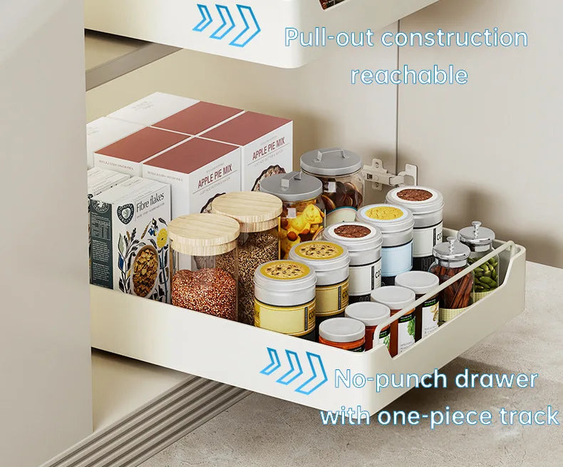 Metal Pull-Out Cabinet Organizer