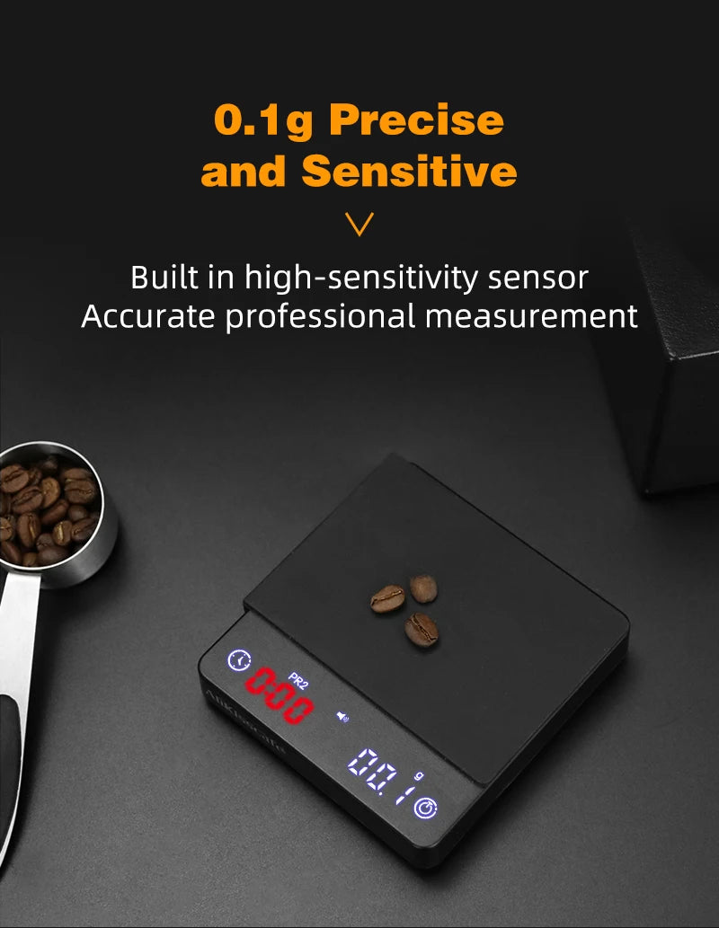 AliKisscafe Digital Espresso Scale with Timer