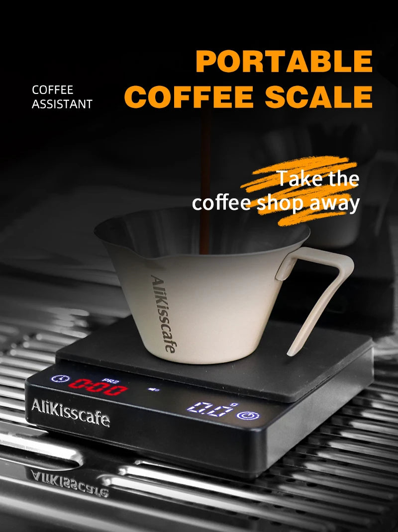 AliKisscafe Digital Espresso Scale with Timer