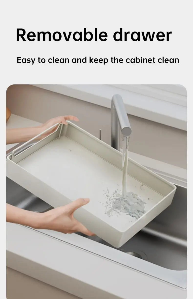 Metal Pull-Out Cabinet Organizer