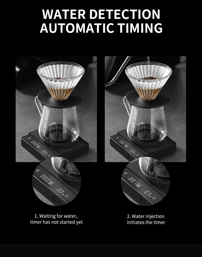 MHW-3BOMBER Digital Coffee Scale 0.1g Precision