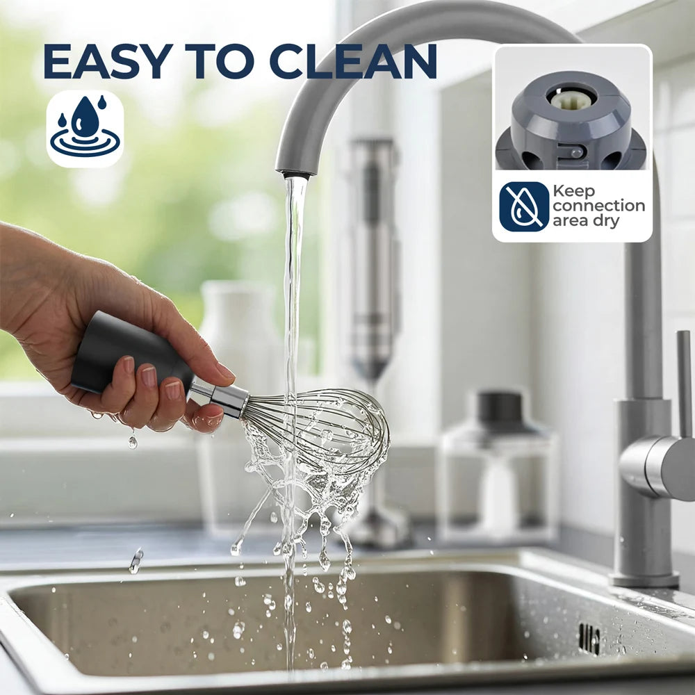 ROUNY 4-in-1 Hand Blender with Whisk & Chopper