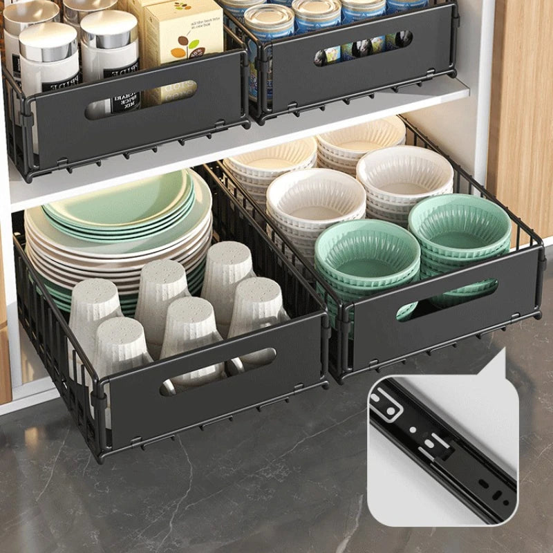 Kitchen & Bathroom Pull-Out Organizer